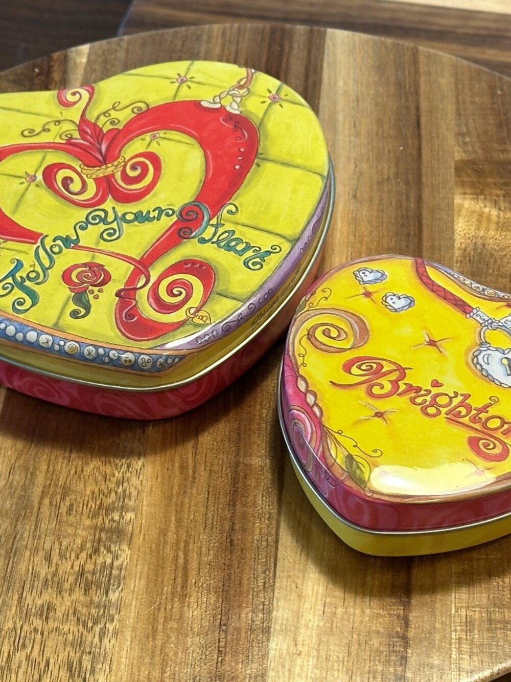 Set of TWO (2) Brighton Jewelry Tins-Empty